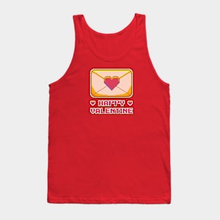 Happy Valentine Mail Tank Top